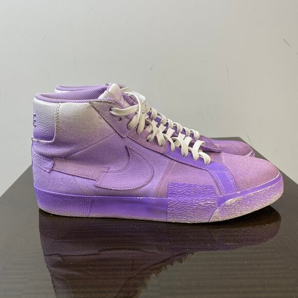Nike SB Blazer Mid Prm Lilac Sneakers Shoes Men's 10.5 - Picture 3 of 11